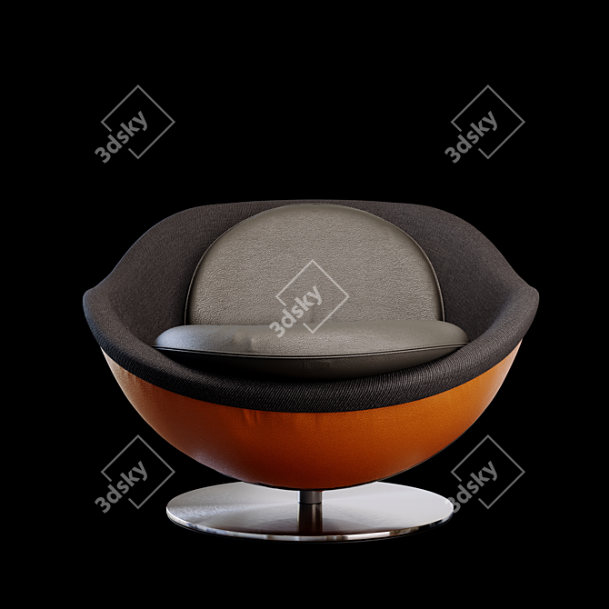 NBA Lounge Chair: Ultimate Comfort and Style 3D model image 3