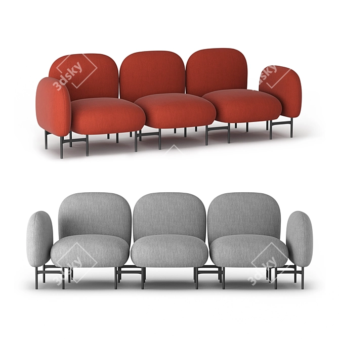 Modern Comfort: Isole Sofa 3D model image 2