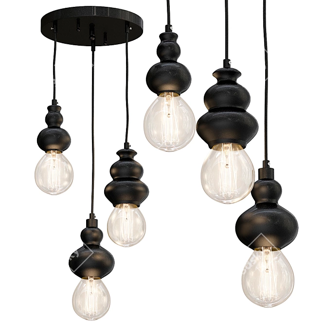 F-Promo Bibili Pendant Light 3D model image 1