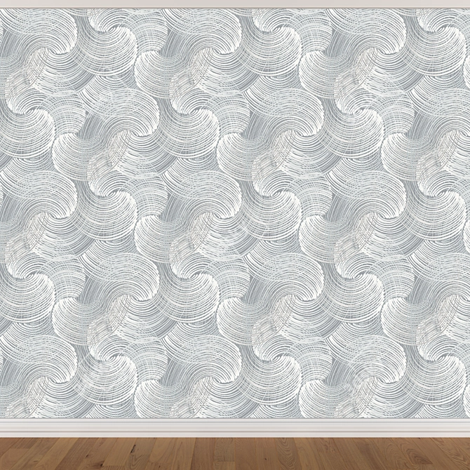 Seamless Wallpaper Set (3 Colors) 3D model image 2