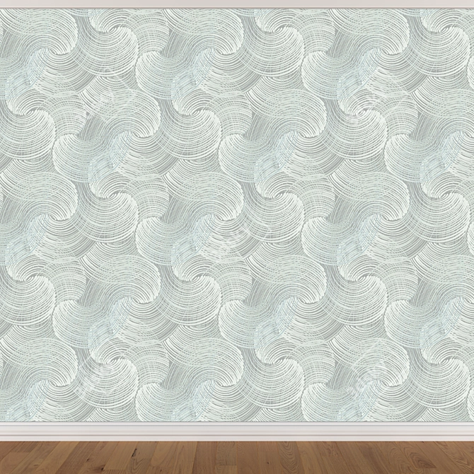 Seamless Wallpaper Set (3 Colors) 3D model image 4