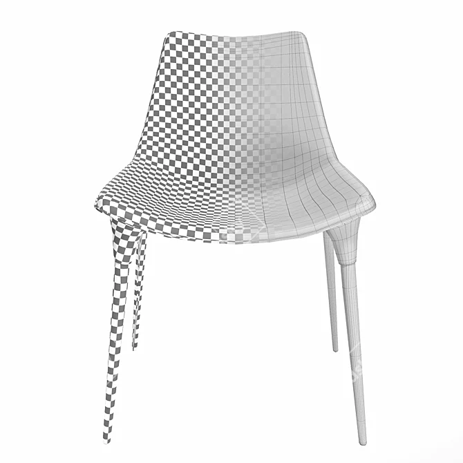 Elegant Dining Chair 3D model image 3