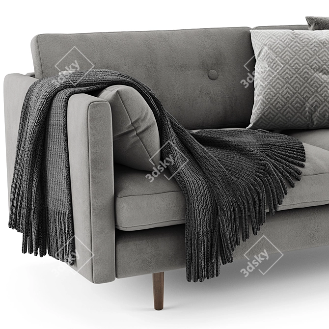 Modern Anton Sofa: Stylish Comfort for Your Home 3D model image 3