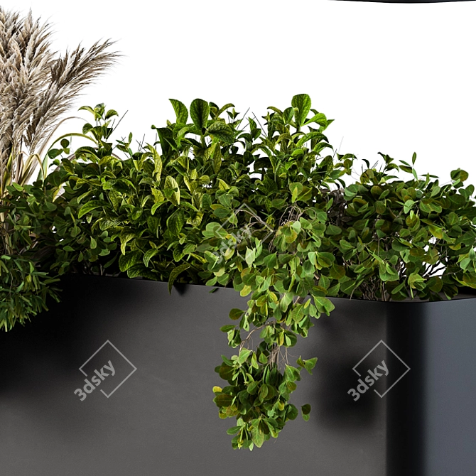 Vertical Wall Planter Box 3D model image 4