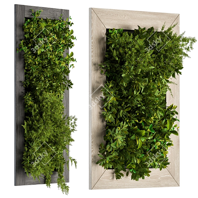 3-in-1 Vertical Garden Frame 3D model image 2