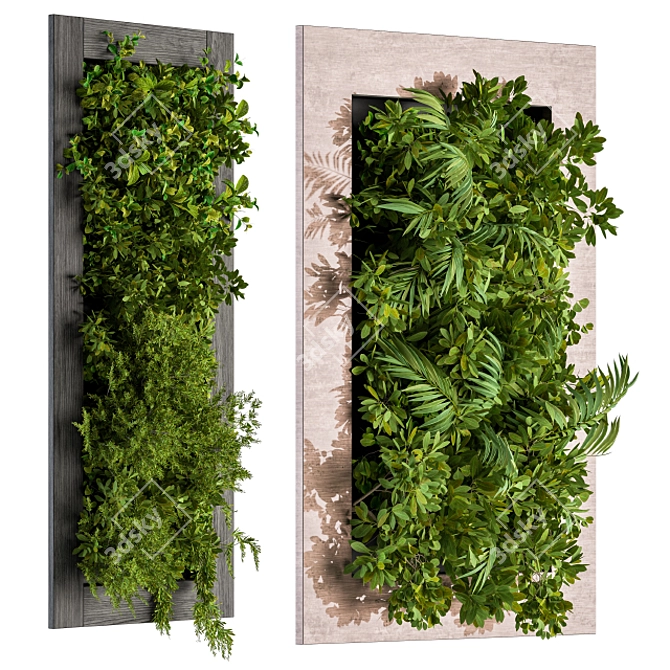 3-in-1 Vertical Garden Frame 3D model image 3