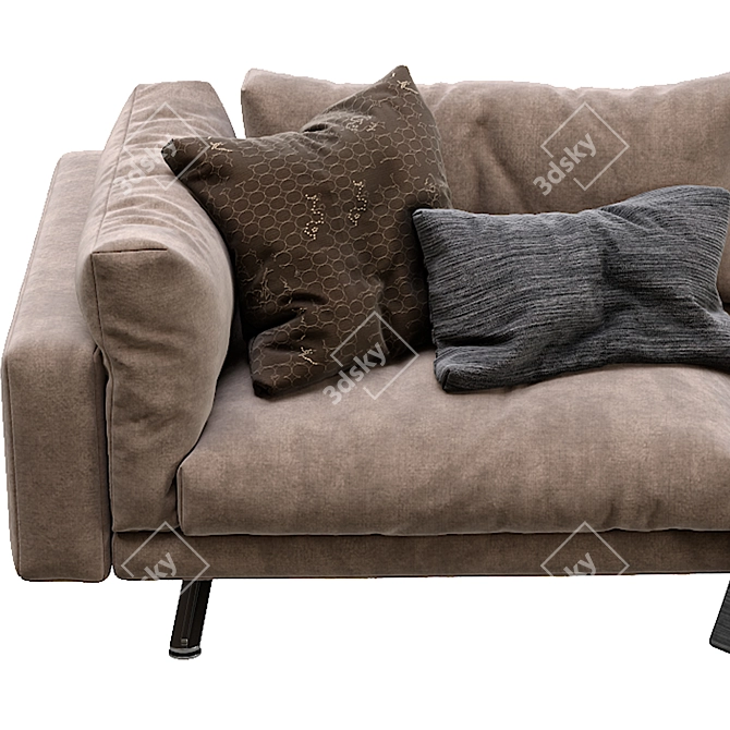 Livingdivani Floyd Hi - Contemporary Modular Sofa 3D model image 2