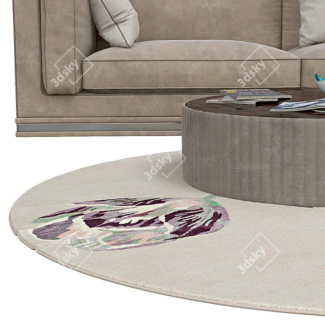 Texture Master | Round Rugs 3D model image 2