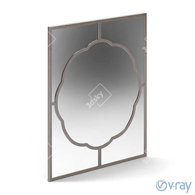 Gabby Dupont Mirror: Exquisite Reflection for Elegant Décor 3D model image 1