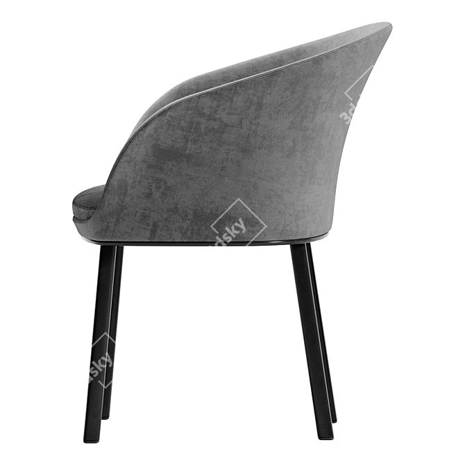 Sleek Blum Chair - 600x600x790 mm 3D model image 3