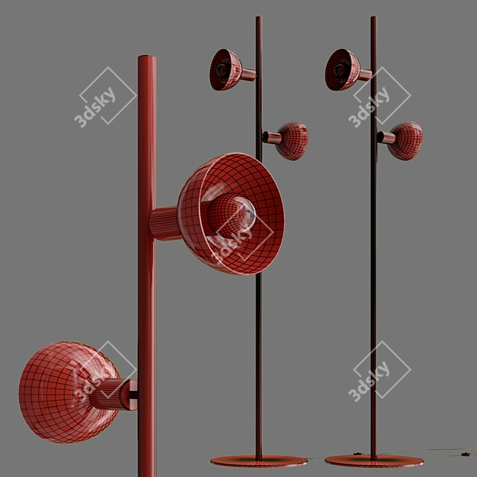 Field Aromas Ohlala Floor Lamp 3D model image 2