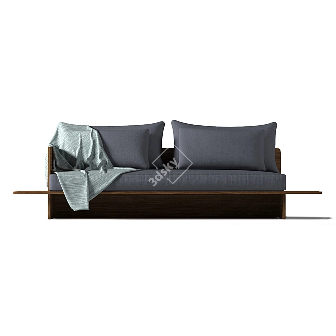 Modern Comfort Copenhagen Sofa 3D model image 2