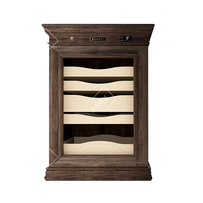 Elegance Wine/Cigar Cabinet 3D model image 1