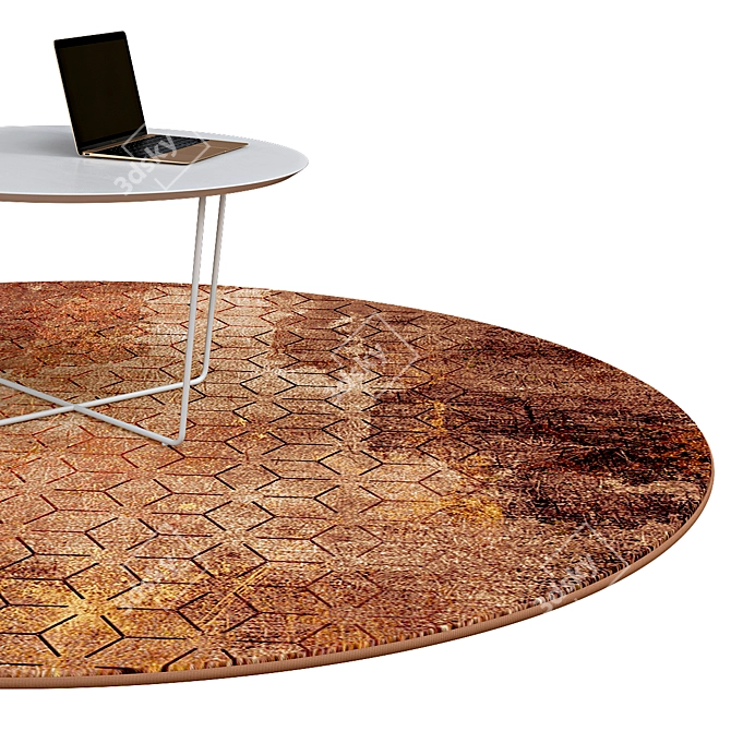 Modern Circle Rugs | No. 064 3D model image 2