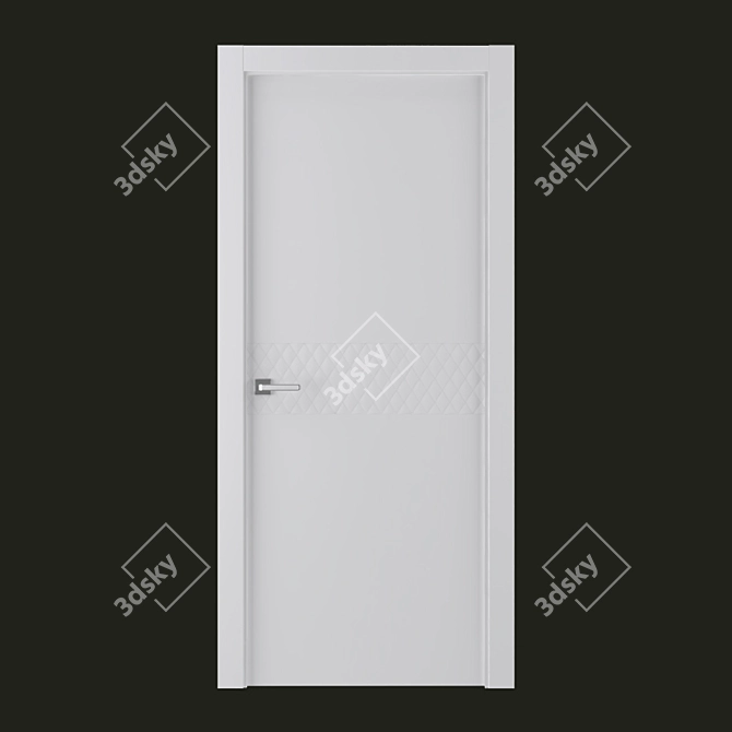 Belwooddoors Attika: Stylish Interior Door 3D model image 1