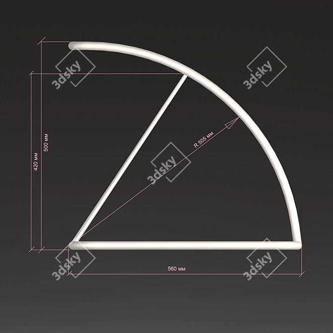 Secure Bike Parking Solution 3D model image 5