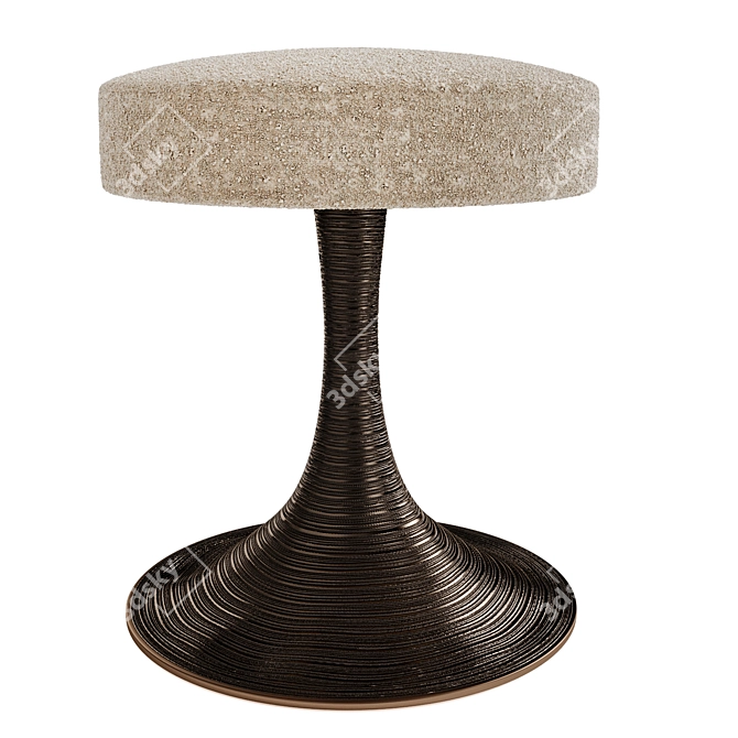 Chahan Tourbillon Bronze Stool

 Antique-inspired Bronze Seating 3D model image 2