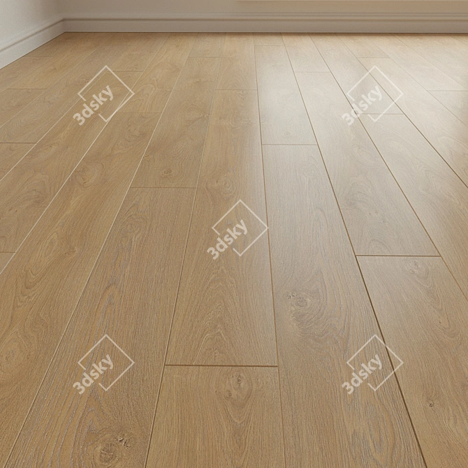 Bering Laminate Parquet Flooring 3D model image 1