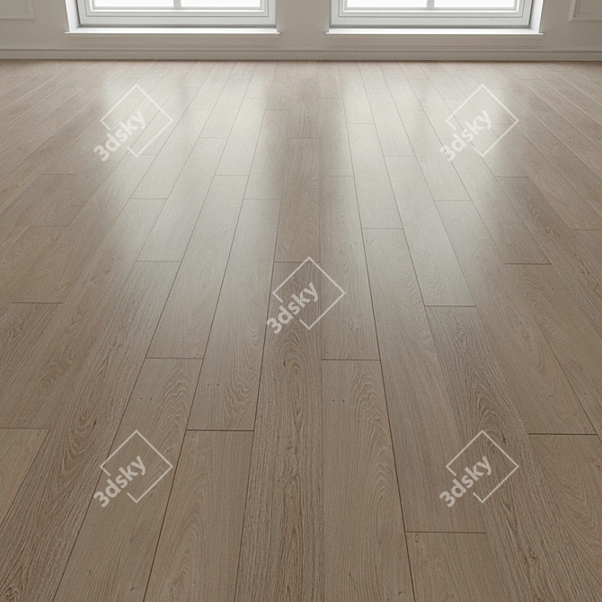 Bosphorus Parquet Tiles: 158 Unique Laminate Design 3D model image 3