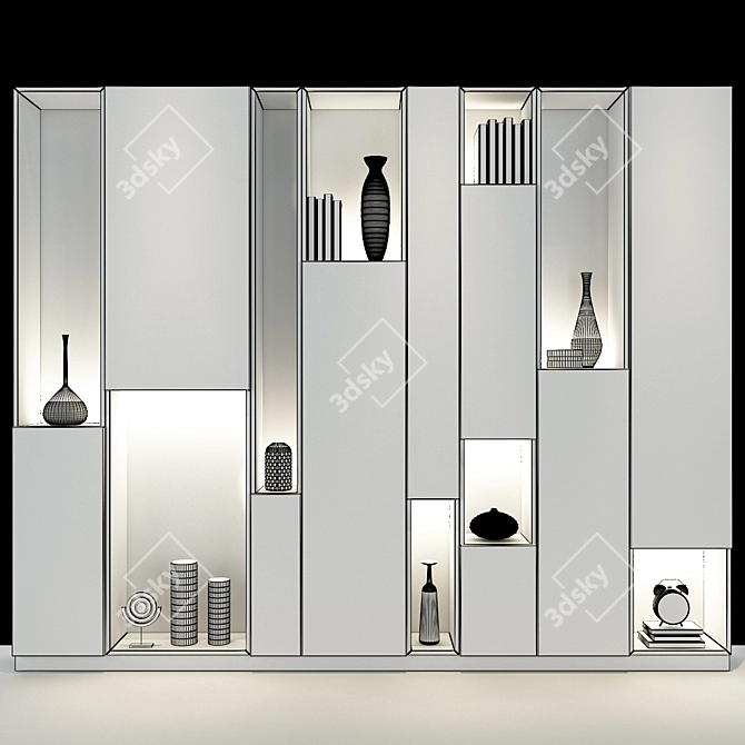 Modular Furniture Set 121 3D model image 3