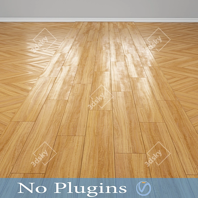 Russian Wood Floor 22: Beautify Your Space 3D model image 1