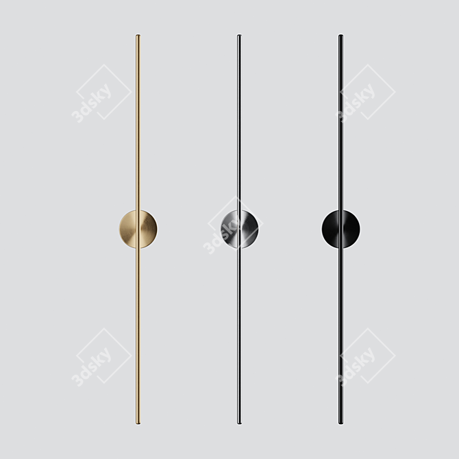 Skandi Minimal 05 Wall Light 3D model image 1