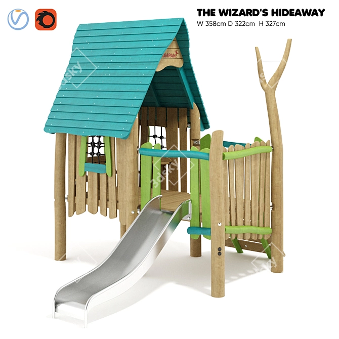 Wizard's Hideaway Playset 3D model image 1