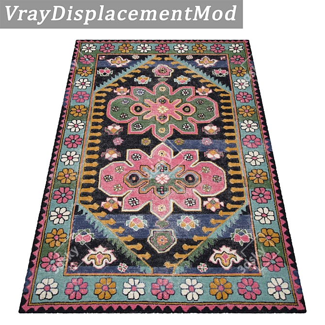 Luxury Carpets Set 3D model image 3