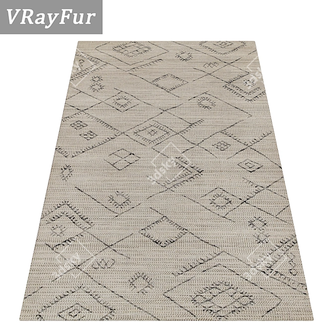 Luxury Carpet Assortment 1491 3D model image 2