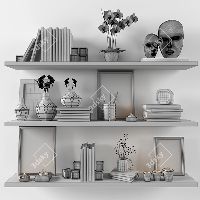 New Collection Decorative Set 3D model image 3