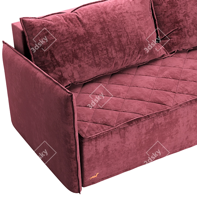 JOY Sofa: Comfortable and Stylish Transformation 3D model image 4