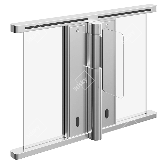 Sleek BLOKPOST Turnstiles: Modern Security Solution 3D model image 1