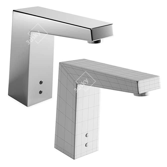 Modern Faucet Set: Oras Electra, Inspera XS, Hansa Loft & Electra 3D model image 5