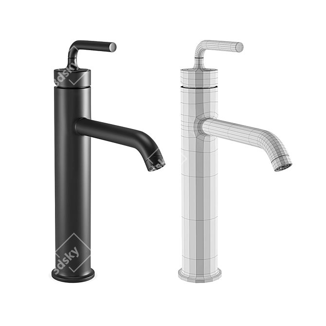 Premium Faucet Set Collection 3D model image 5