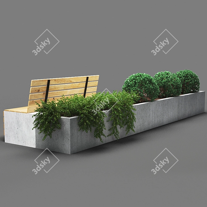 PolyBeast: Impossibly Detailed Bench 3D model image 2