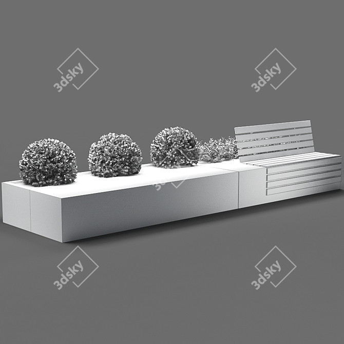 PolyBeast: Impossibly Detailed Bench 3D model image 3