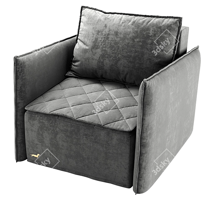 Comfortable JOY Armchair: Perfect for Relaxing 3D model image 2