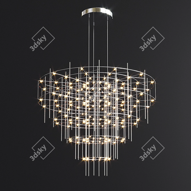 Luxury Chandelier Collection for Perfect Ambience 3D model image 3