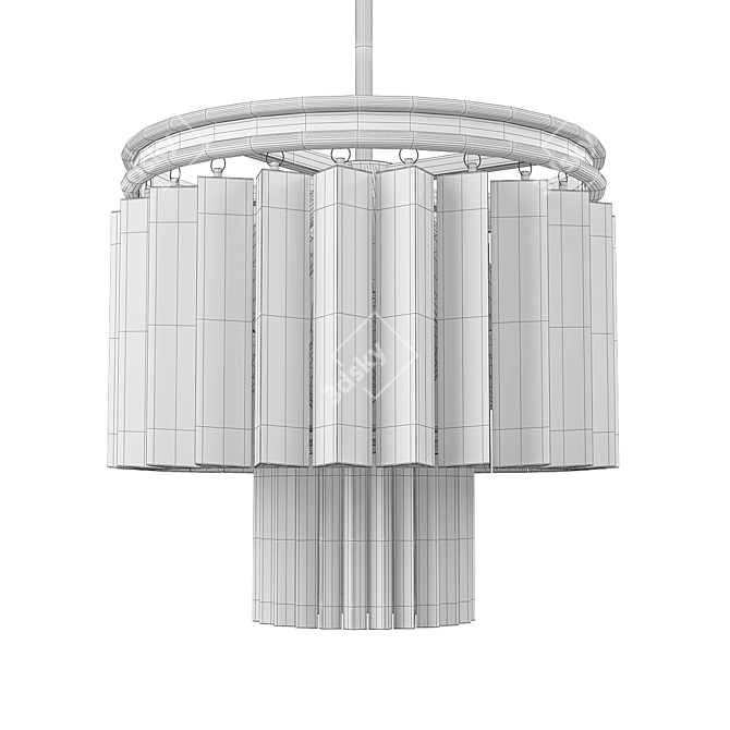 Dazzling El Dorado Chandelier 3D model image 2