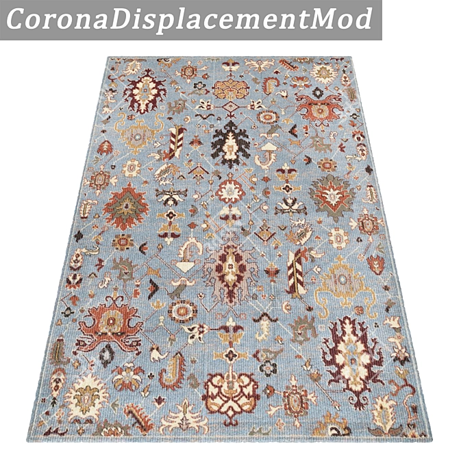 Versatile High-Quality Carpets Set 3D model image 4