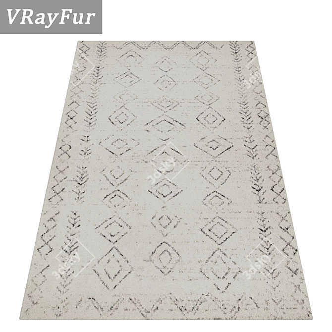 Title: Luxury Carpet Set 3D model image 2