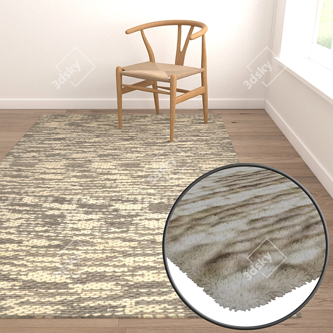 Luxury Carpet Set: High-Quality Textures & Multiple Variations 3D model image 5