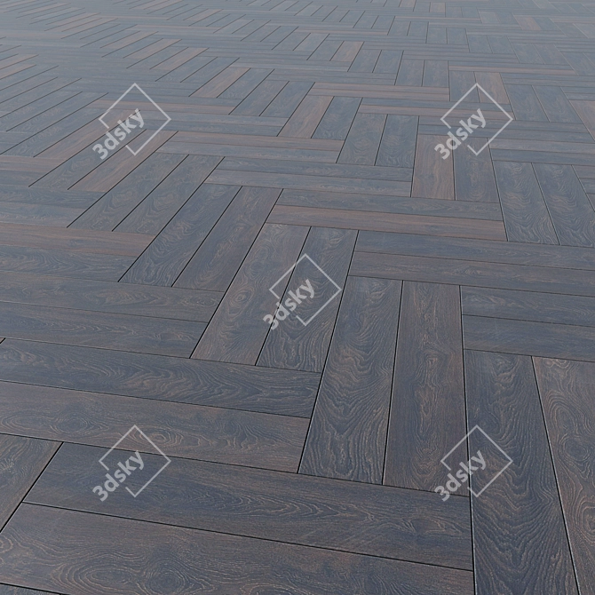 Versatile Laminate Flooring: 3 Patterns, 7 Tile Textures 3D model image 4