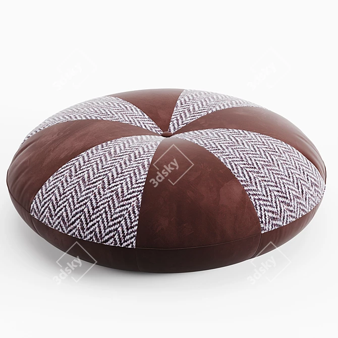 Echinoidea Ottoman: Stylish and Comfortable 3D model image 3