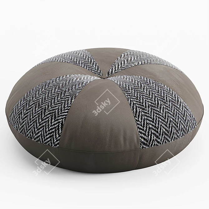 Echinoidea Ottoman: Stylish and Comfortable 3D model image 4