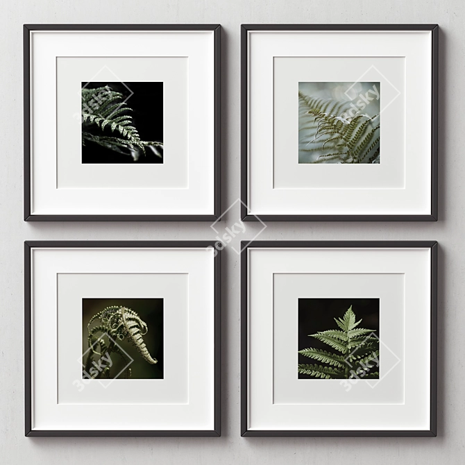 Versatile Picture Frames Set 3D model image 3