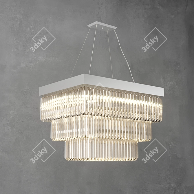 Elegant Lustra Avonni Chandelier 3D model image 1