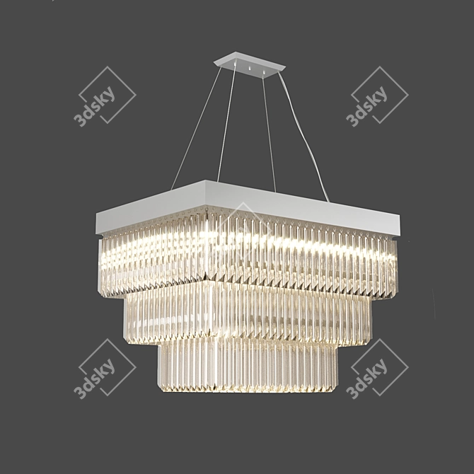 Elegant Lustra Avonni Chandelier 3D model image 5