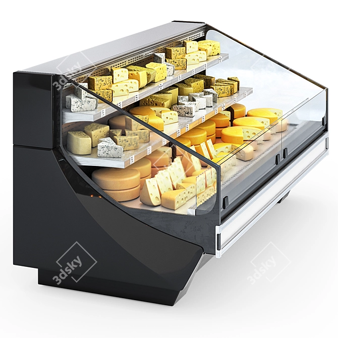 Cascade MC 126: Refrigerated Display Case 3D model image 2