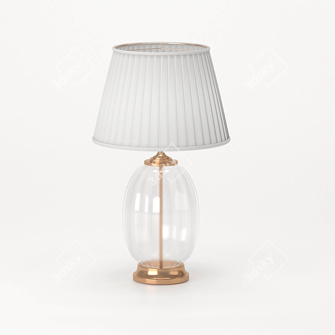 Elegant Baymont Table Lamp 3D model image 2